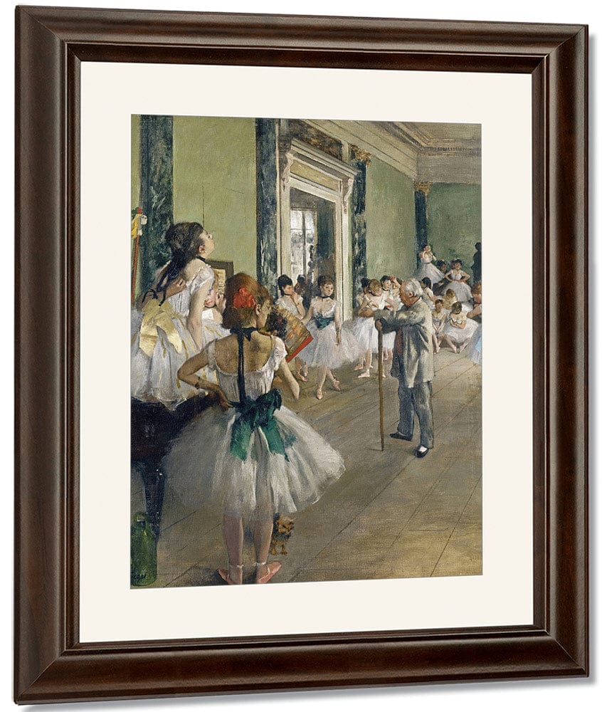 The Dancing Lesson By Edgar Degas - Image 4