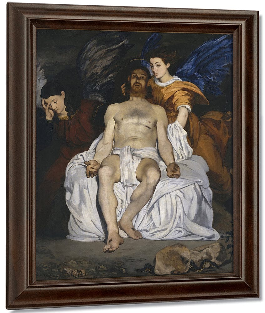 The Dead Christ With Angels 1864 Oil On Canvas 17940X14990Mm Metropolitan Museum Of Art Small By Edouard Manet - Image 5