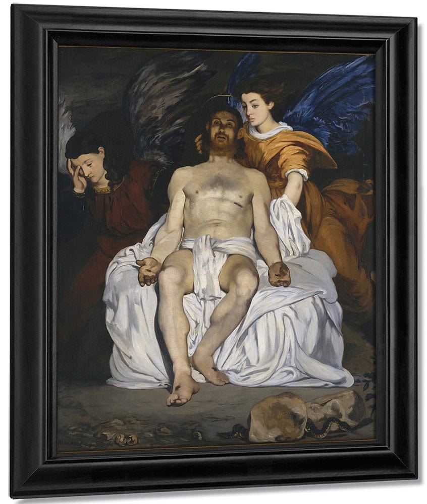 The Dead Christ With Angels 1864 Oil On Canvas 17940X14990Mm Metropolitan Museum Of Art Small By Edouard Manet - Image 7
