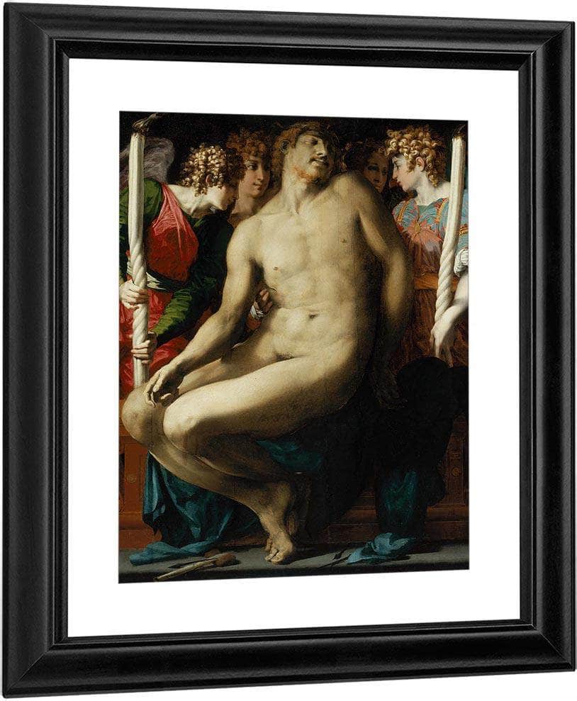 The Dead Christ With Angels By Rosso Fiorentino - Image 3