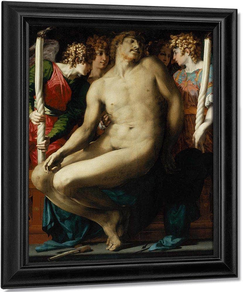 The Dead Christ With Angels By Rosso Fiorentino - Image 7