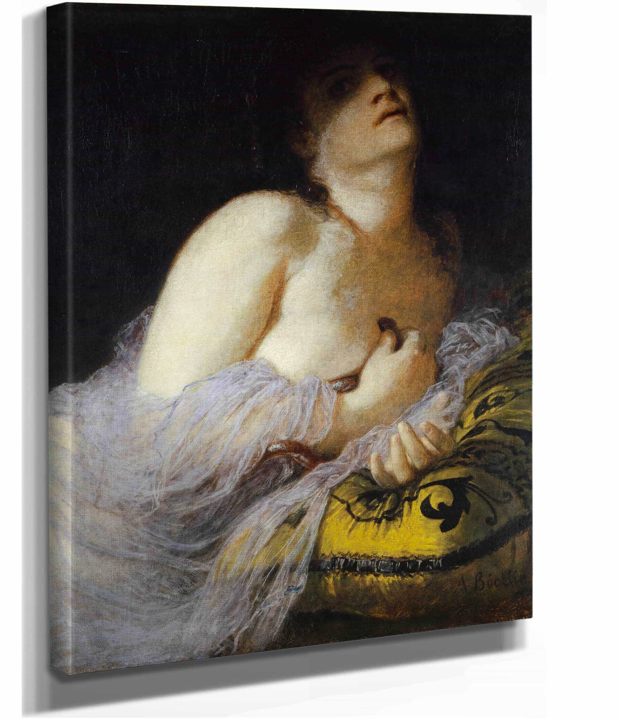 The Death Of Cleopatra by Arnold Bocklin - Image 2
