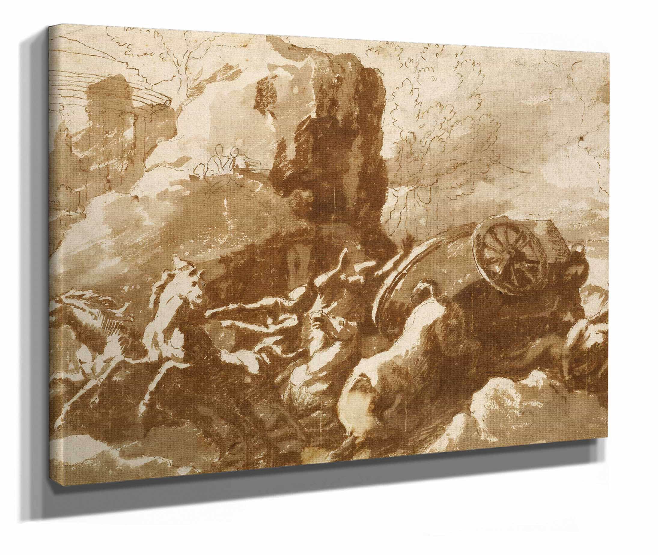 The Death Of Hippolytus by Nicolas Poussin - Image 2