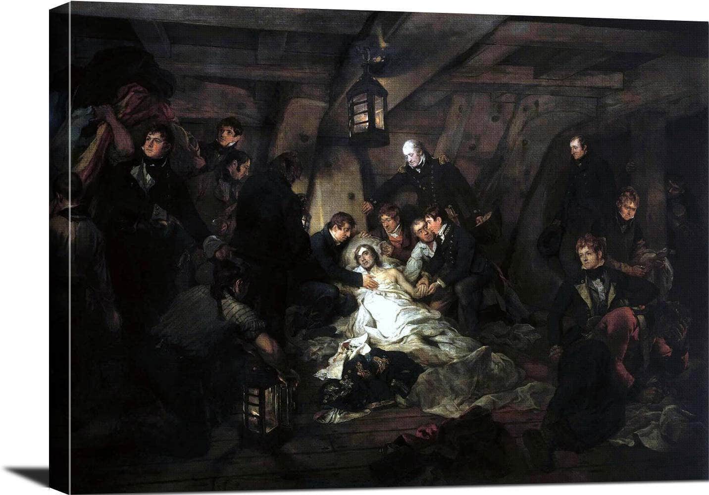 The Death Of Nelson Painting Arthur William Devis Canvas Art - Image 3