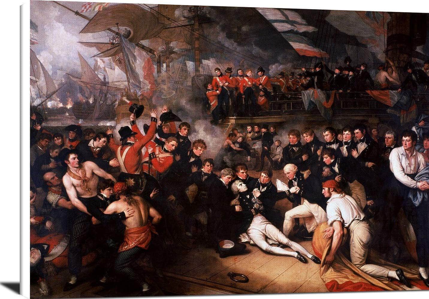 The Death Of Nelson Painting Benjamin West Canvas Art