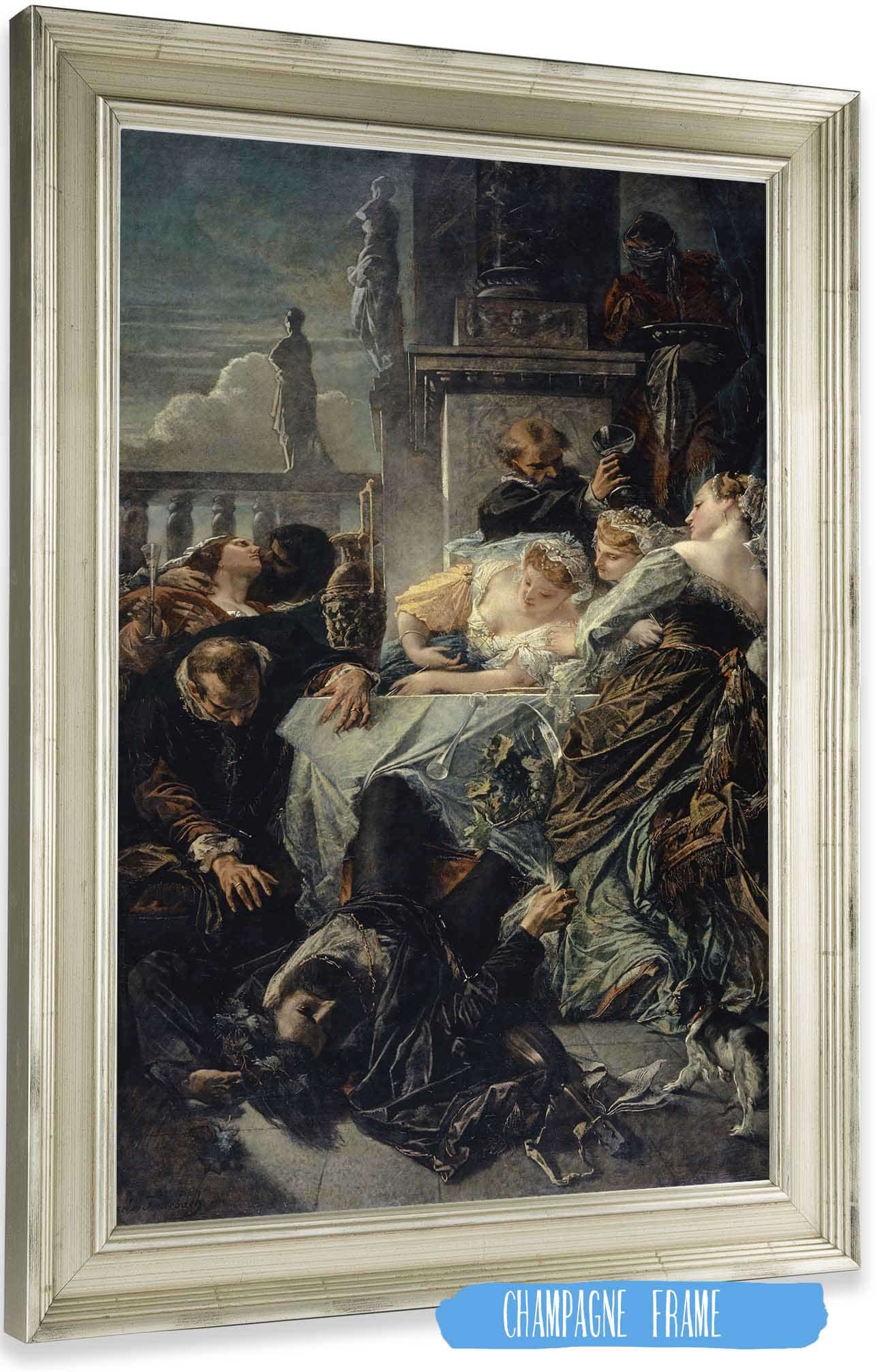 The Death Of Pietro Aretino by Anselm Feuerbach