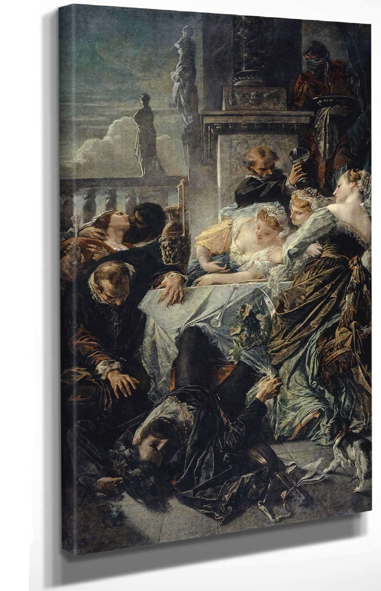 The Death Of Pietro Aretino by Anselm Feuerbach - Image 4