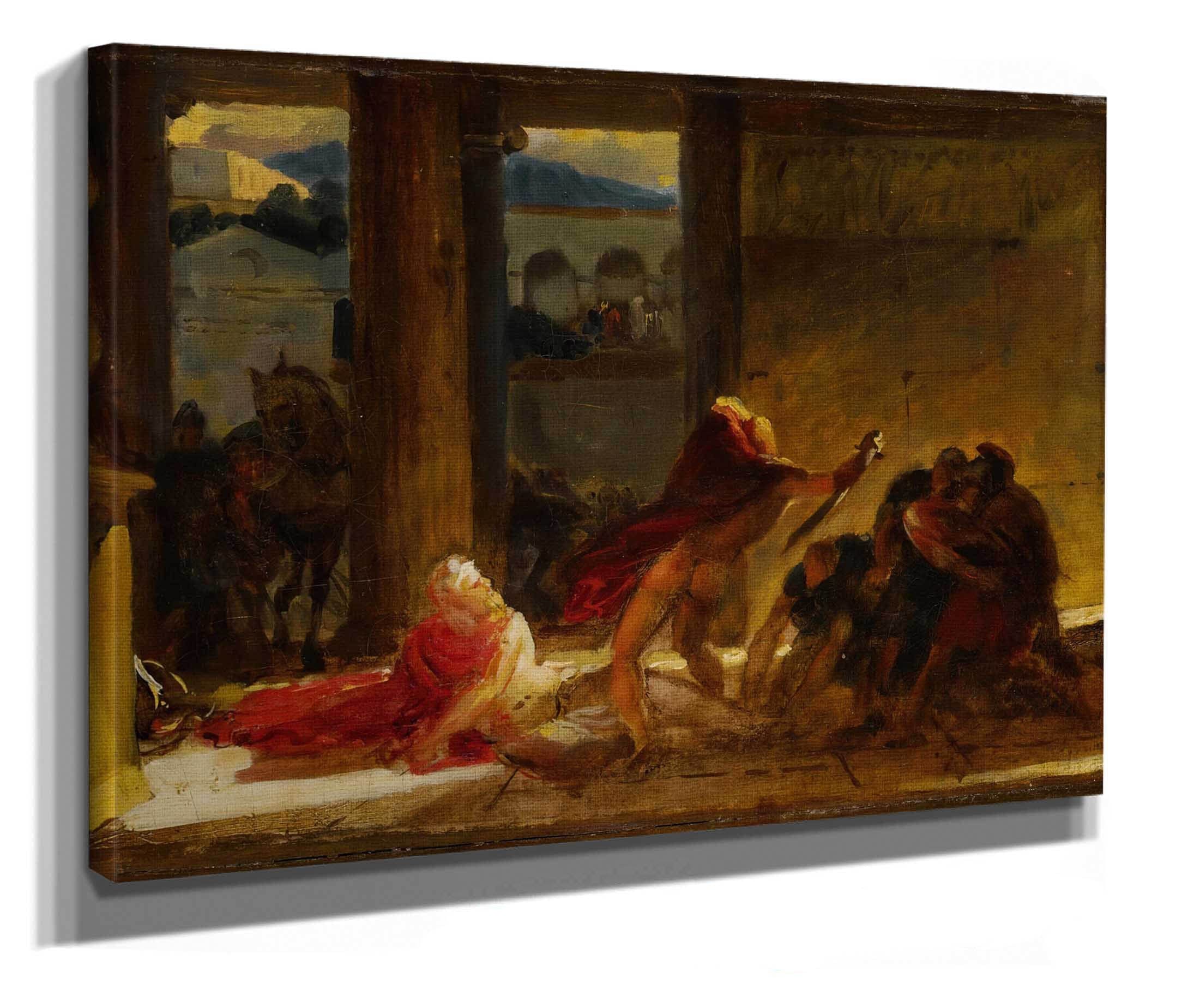 The Death Of Pyrrhus by Anne Louis Girodet Trioson - Image 2