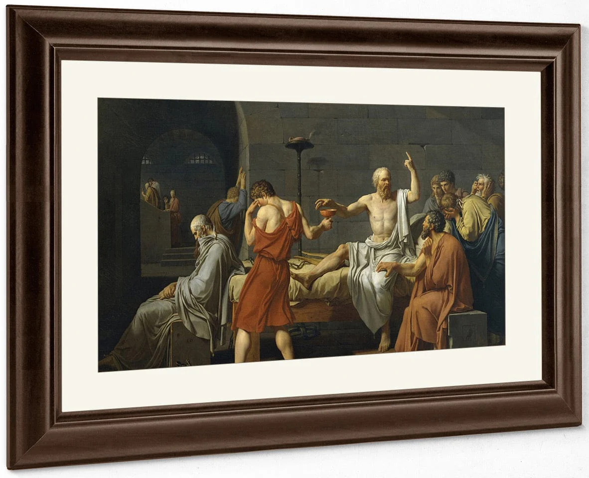 The Death Of Socrates 1 By Jacques Louis David - Image 5
