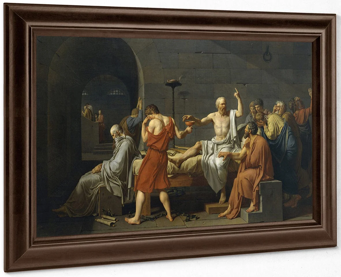 The Death Of Socrates 1 By Jacques Louis David - Image 6
