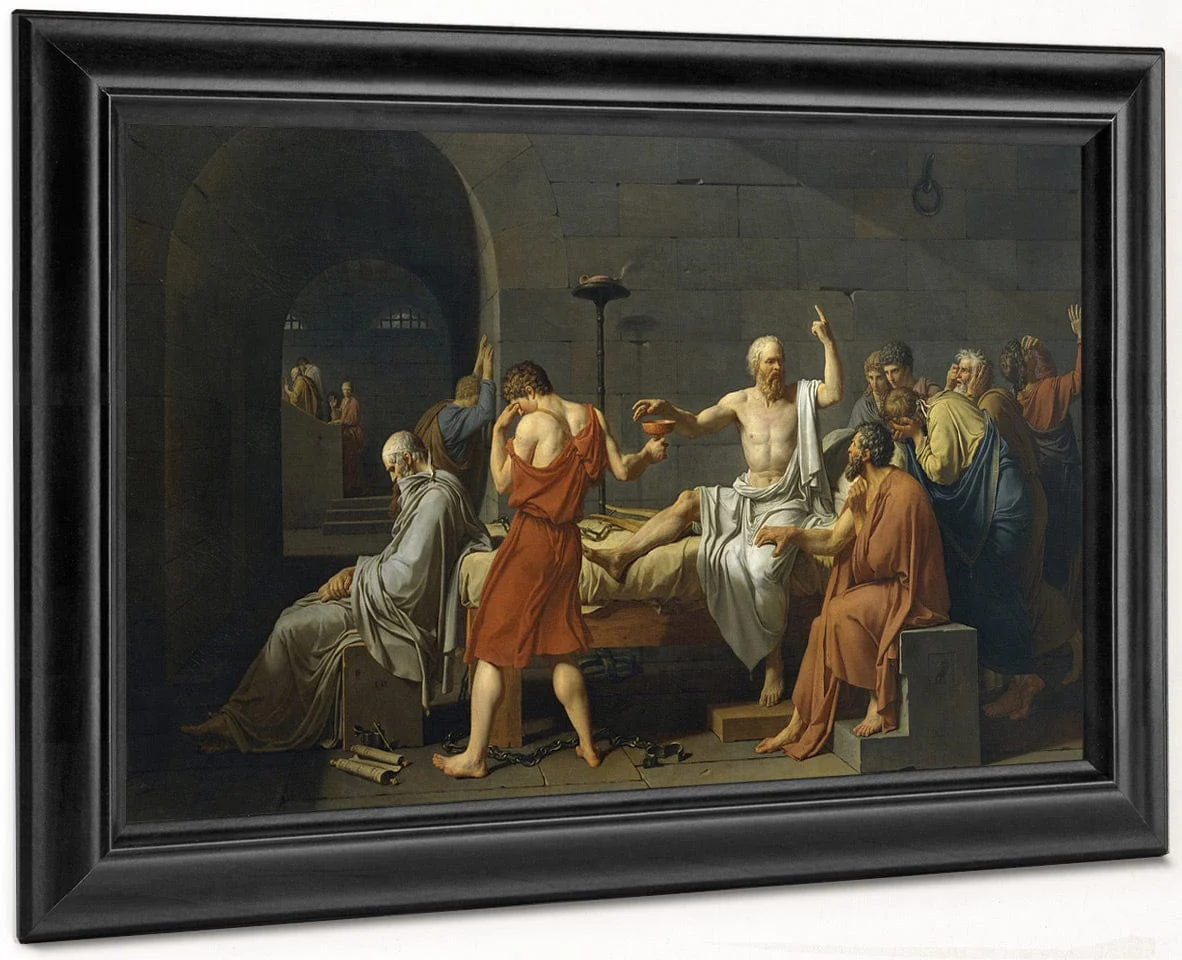 The Death Of Socrates 1 By Jacques Louis David - Image 8