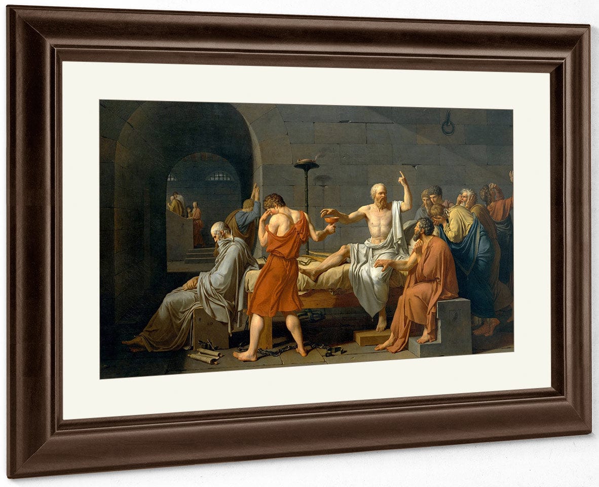 The Death Of Socrates 1787 By Jacques Louis David - Image 5