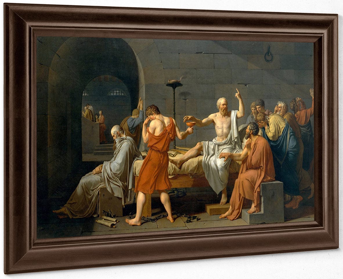The Death Of Socrates 1787 By Jacques Louis David - Image 6