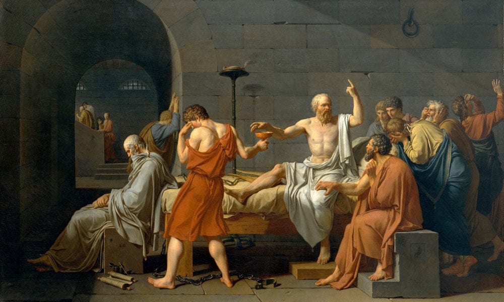 The Death Of Socrates 1787 By Jacques Louis David - Image 7