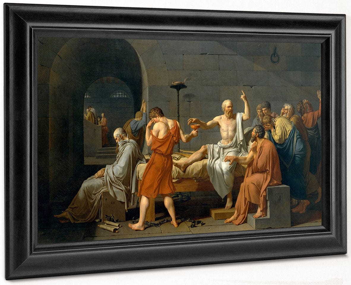 The Death Of Socrates 1787 By Jacques Louis David - Image 8