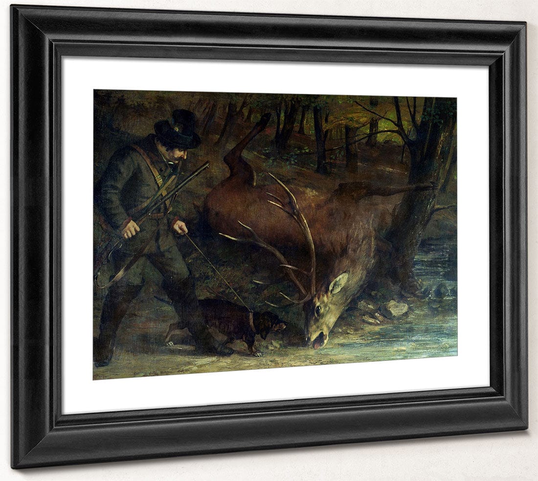 The Death Of The Stag By Jean Desire Gustave Courbet - Image 4