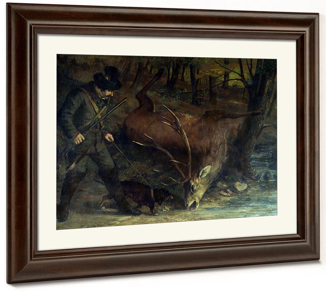 The Death Of The Stag By Jean Desire Gustave Courbet - Image 5