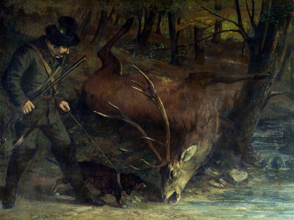 The Death Of The Stag By Jean Desire Gustave Courbet - Image 7