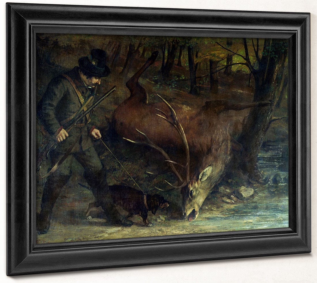 The Death Of The Stag By Jean Desire Gustave Courbet - Image 8