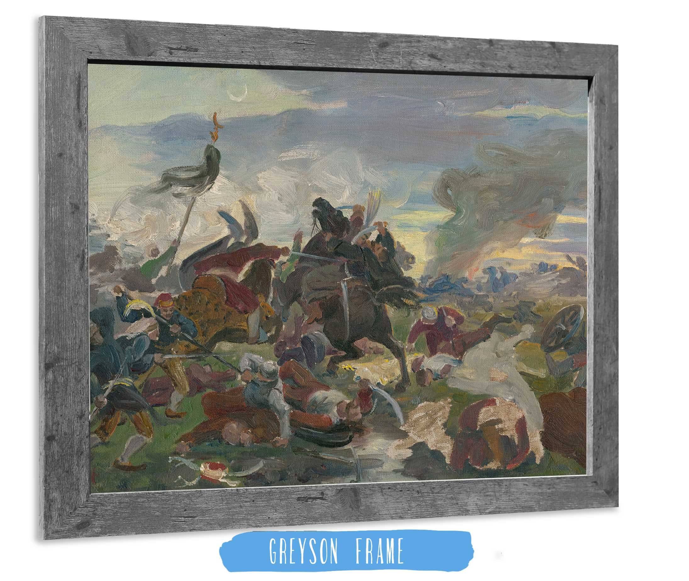 The Death Of Tomory In The Battle Of Mohacs by Jozef Hanula - Image 3