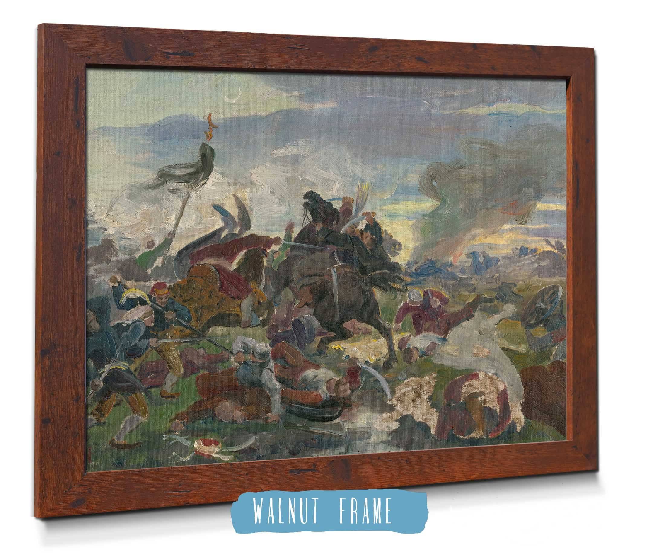 The Death Of Tomory In The Battle Of Mohacs by Jozef Hanula - Image 4