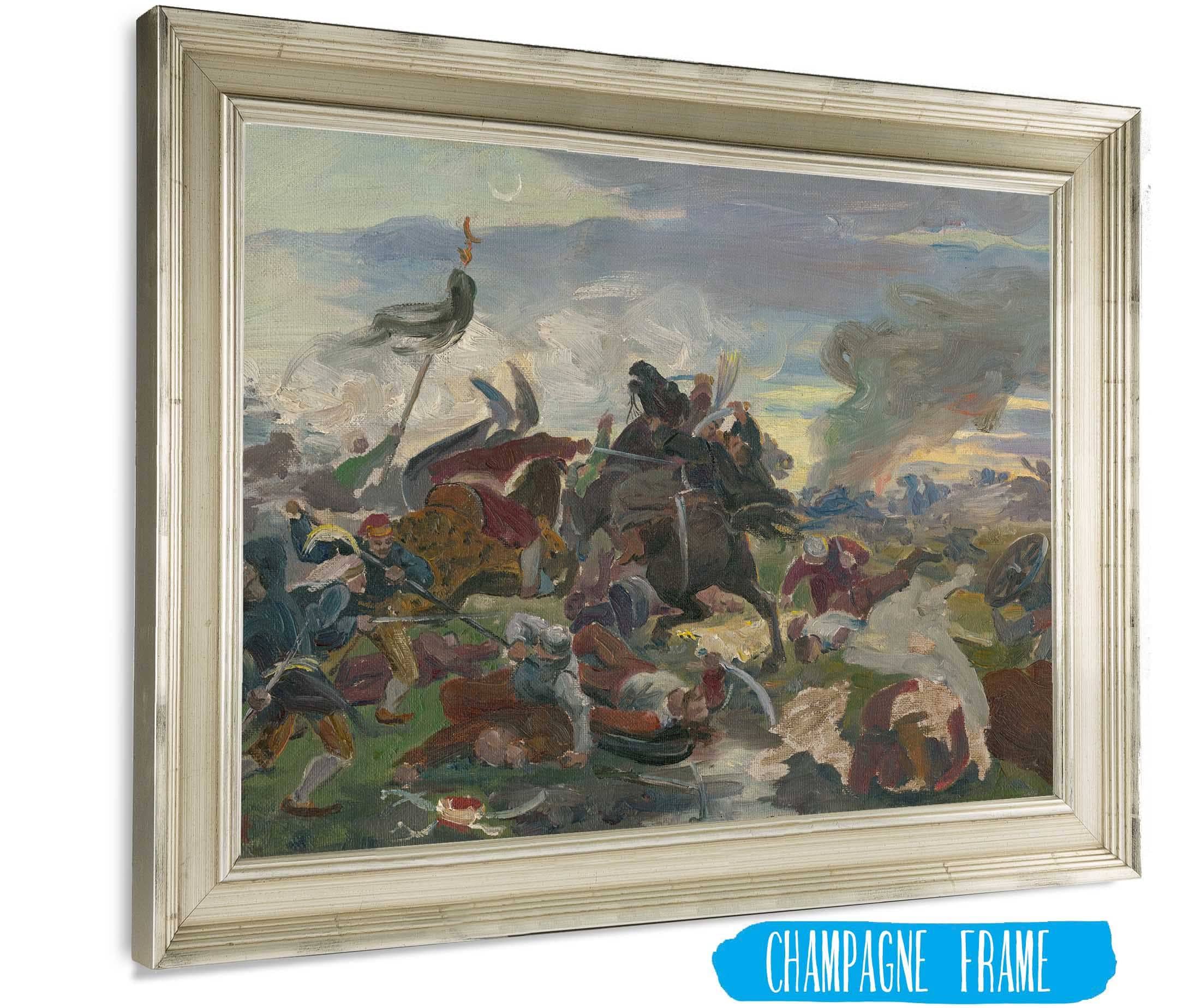 The Death Of Tomory In The Battle Of Mohacs by Jozef Hanula - Image 6