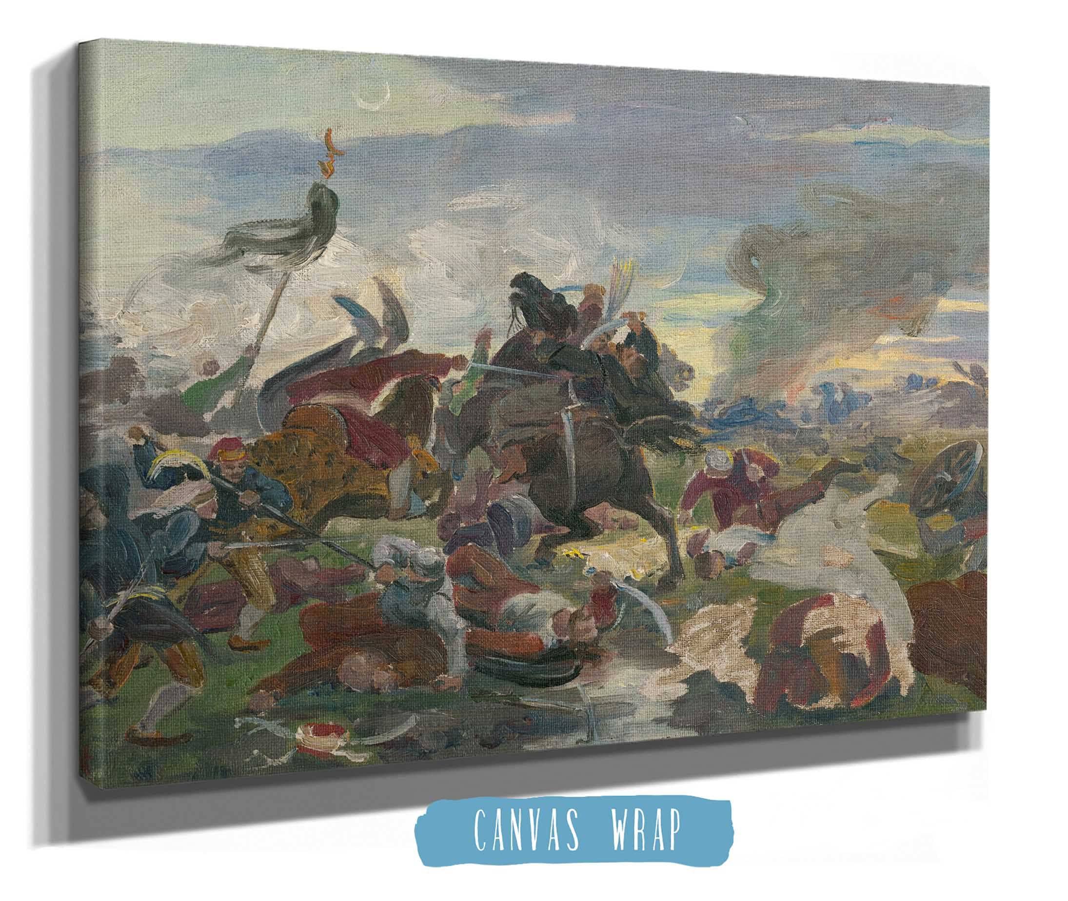The Death Of Tomory In The Battle Of Mohacs by Jozef Hanula - Image 8