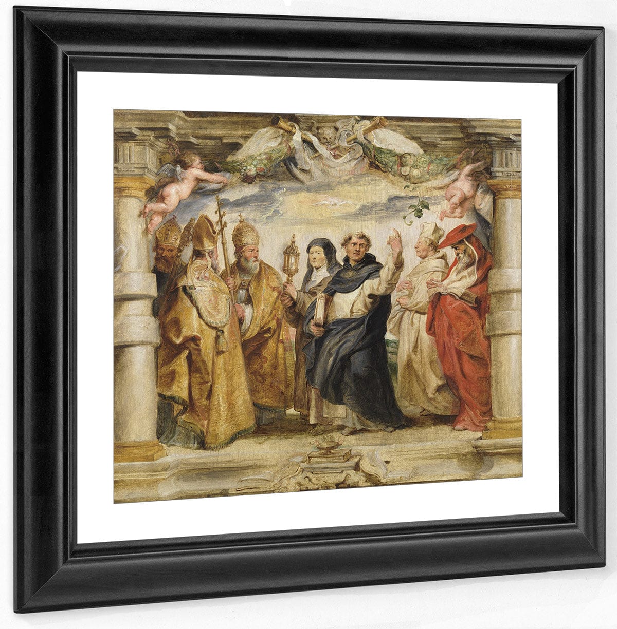 The Defenders Of The Eucharist By Peter Paul Rubens - Image 2