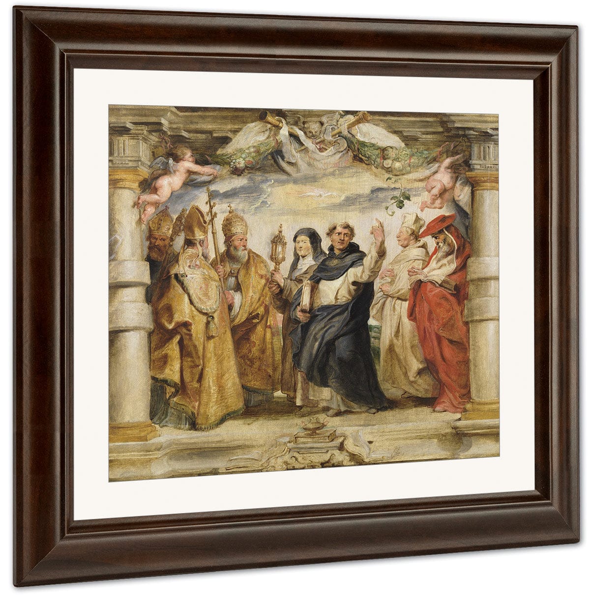 The Defenders Of The Eucharist By Peter Paul Rubens - Image 3