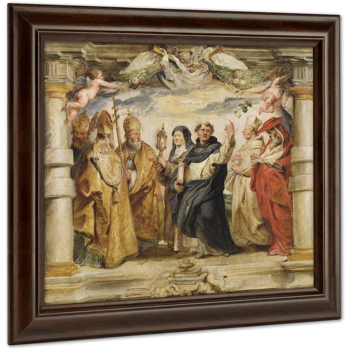 The Defenders Of The Eucharist By Peter Paul Rubens - Image 4