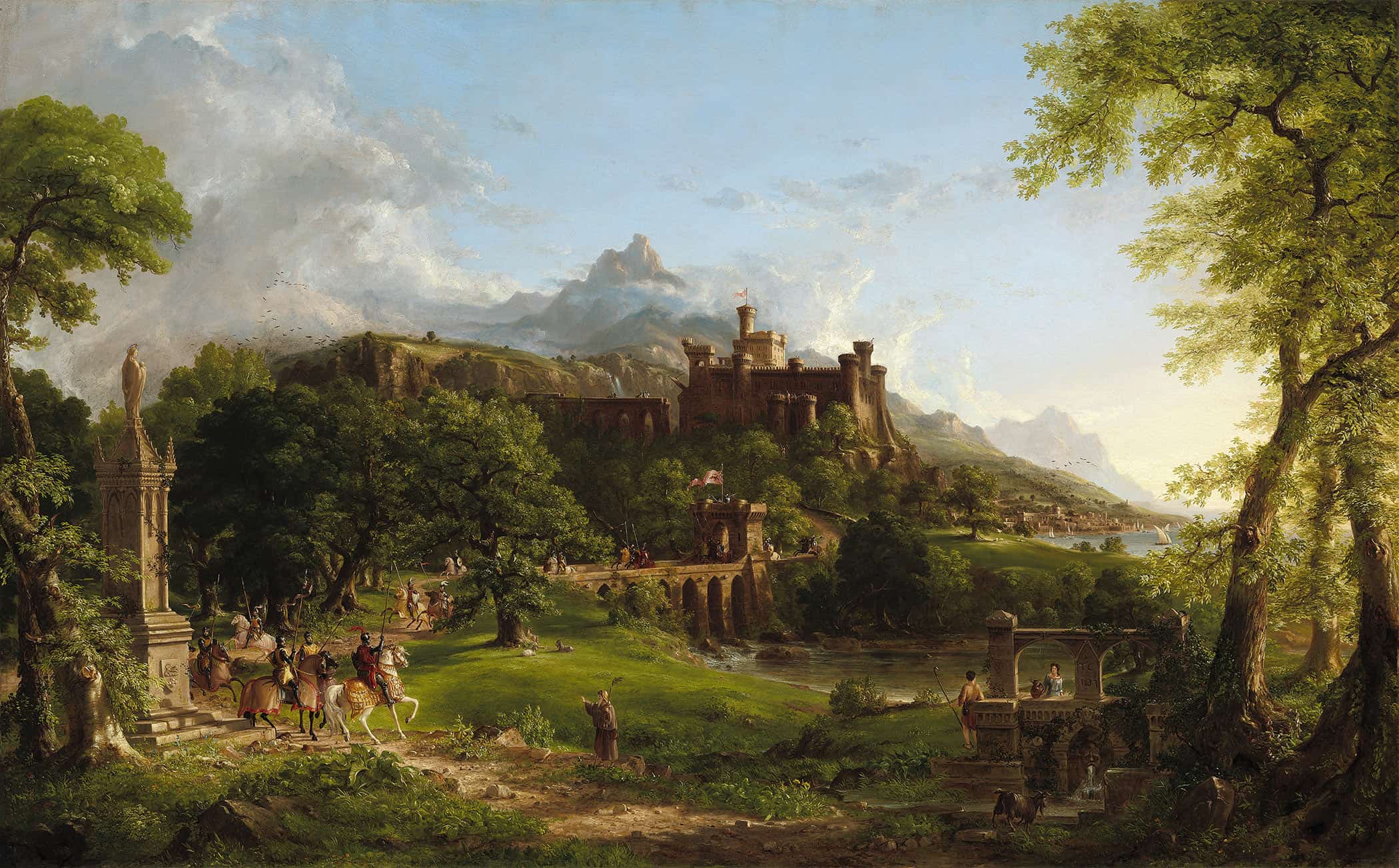 The Departure by Thomas Cole - Image 2