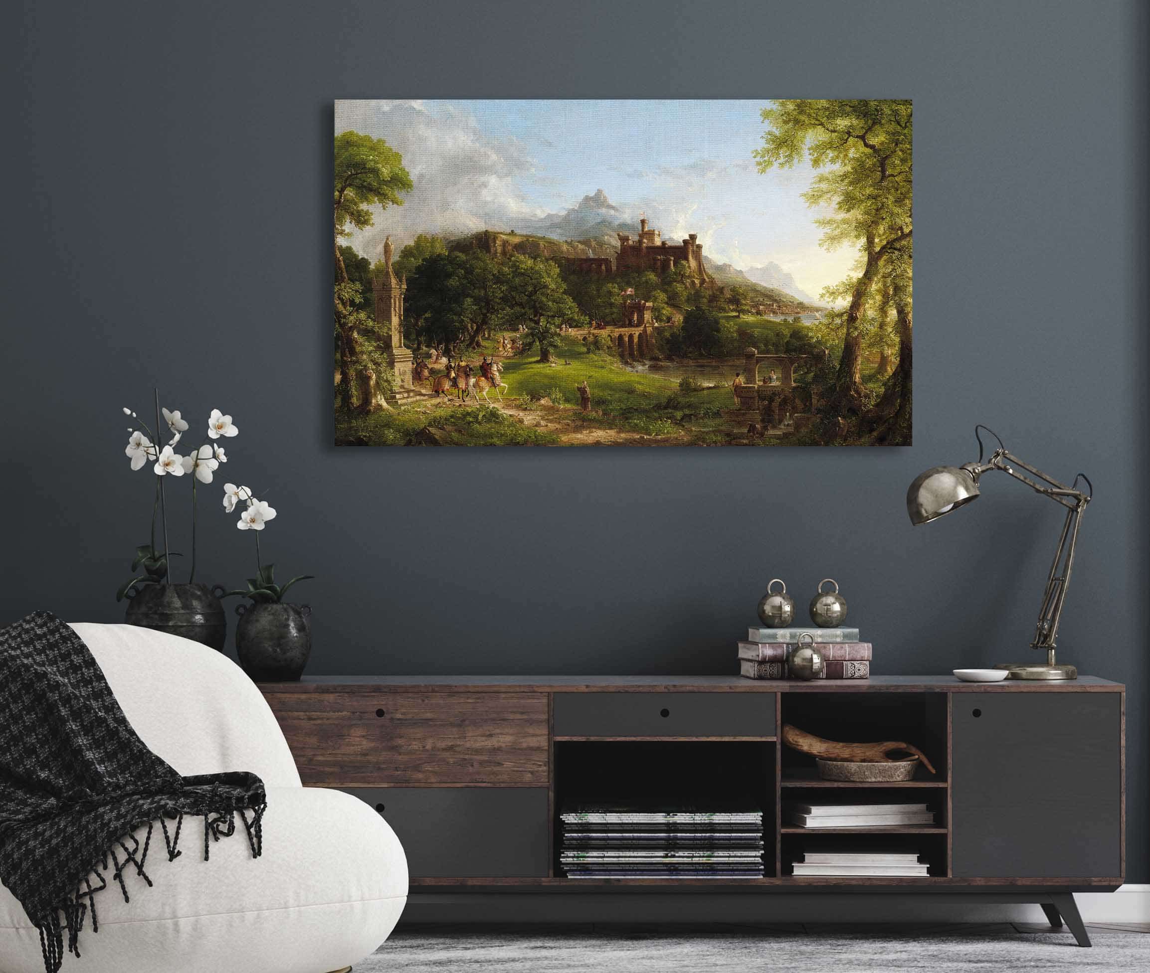 The Departure by Thomas Cole - Image 5