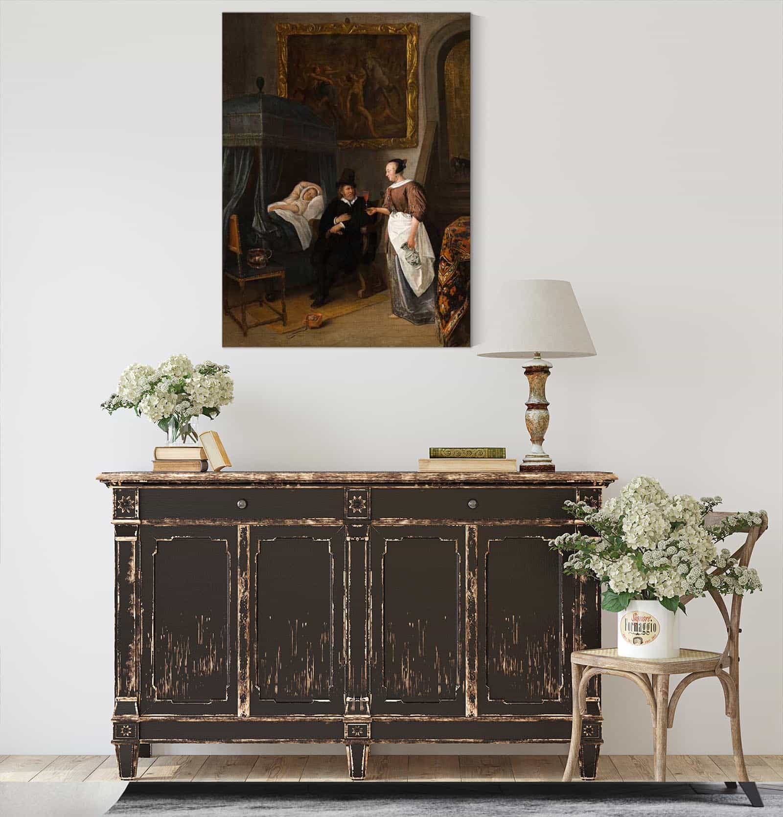 The Doctors Visit by Jan Steen - Image 4