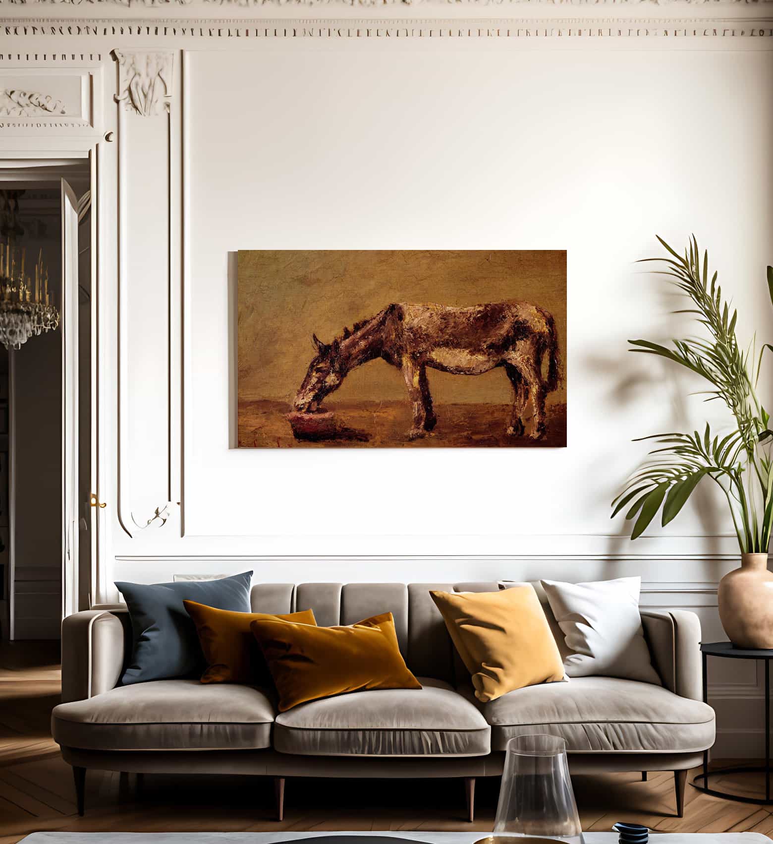 The Donkey By Jean Desire Gustave Courbet - Image 3