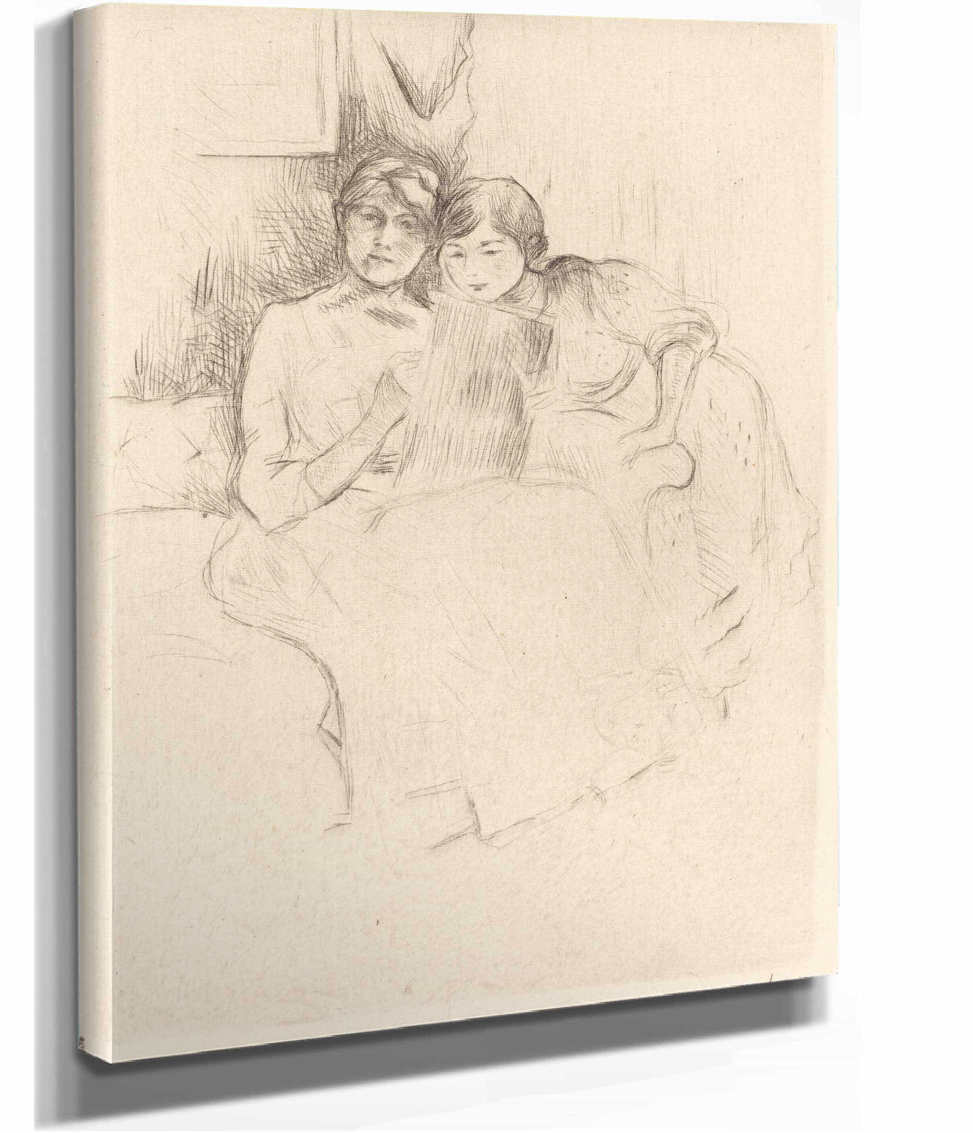 The Drawing Lesson by Berthe Morisot - Image 4