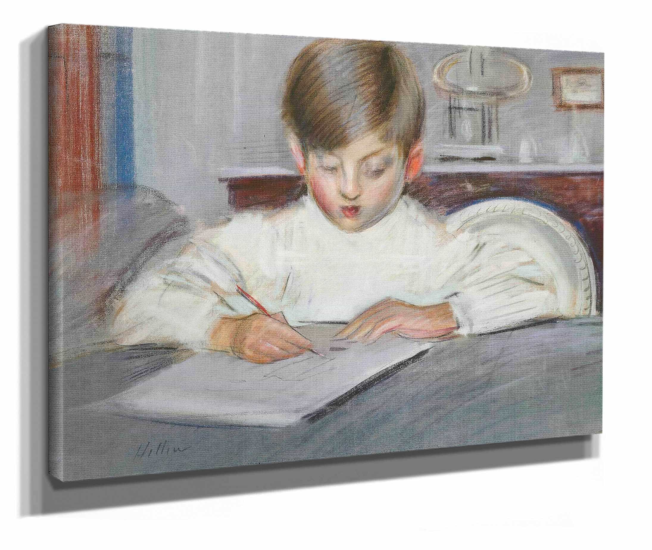 The Drawing Lesson by Paul Cesar Helleu - Image 2