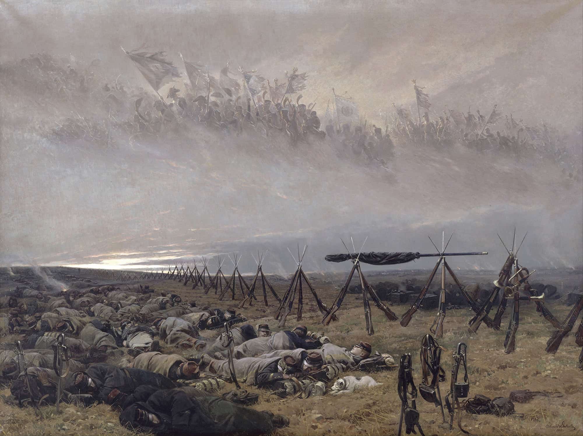 The Dream by Jean Baptiste Edouard Detaille - Image 2