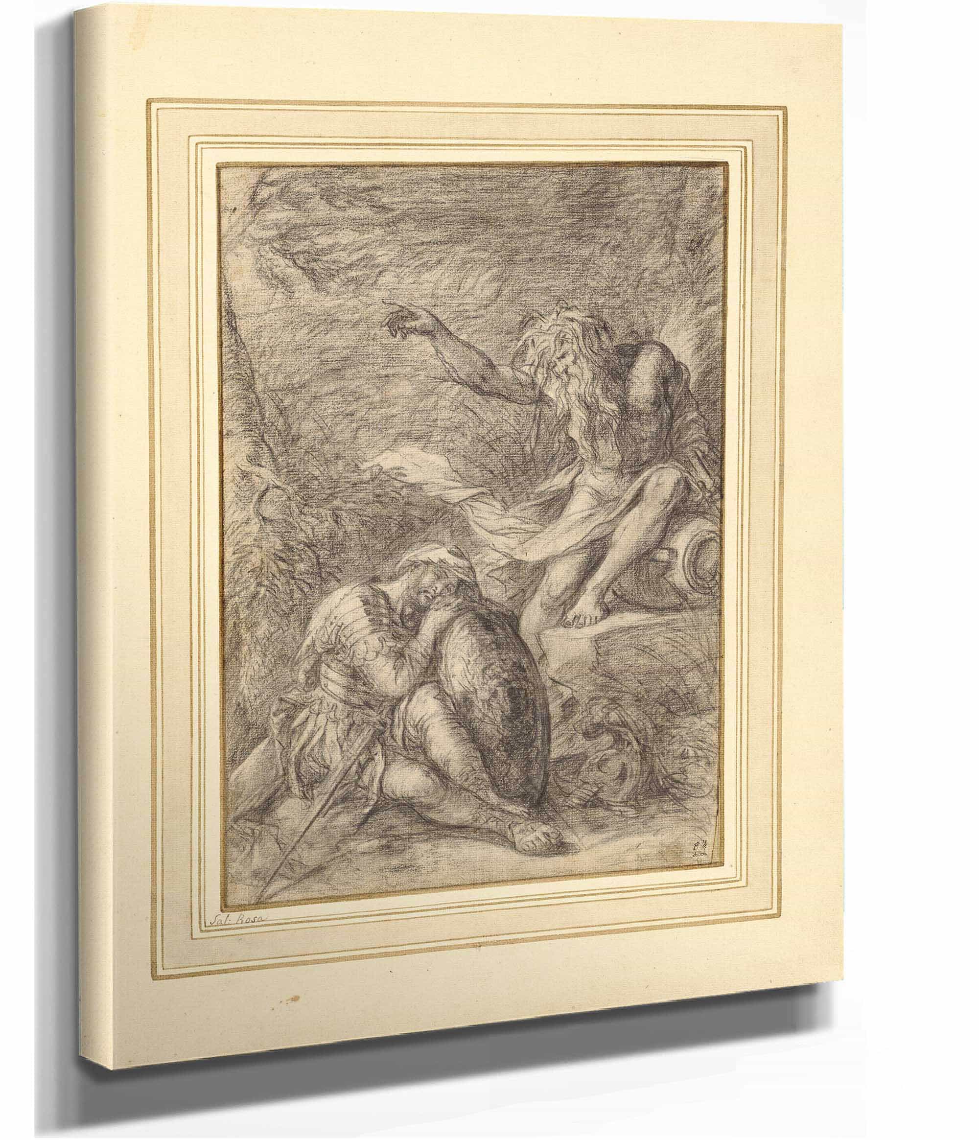 The Dream Of Aeneas by Salvator Rosa - Image 3