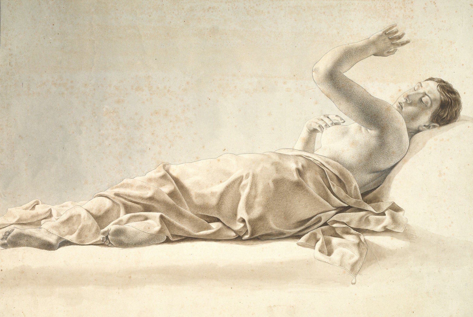 The Dream Of Alcyone by Christoffer Wilhelm Eckersberg