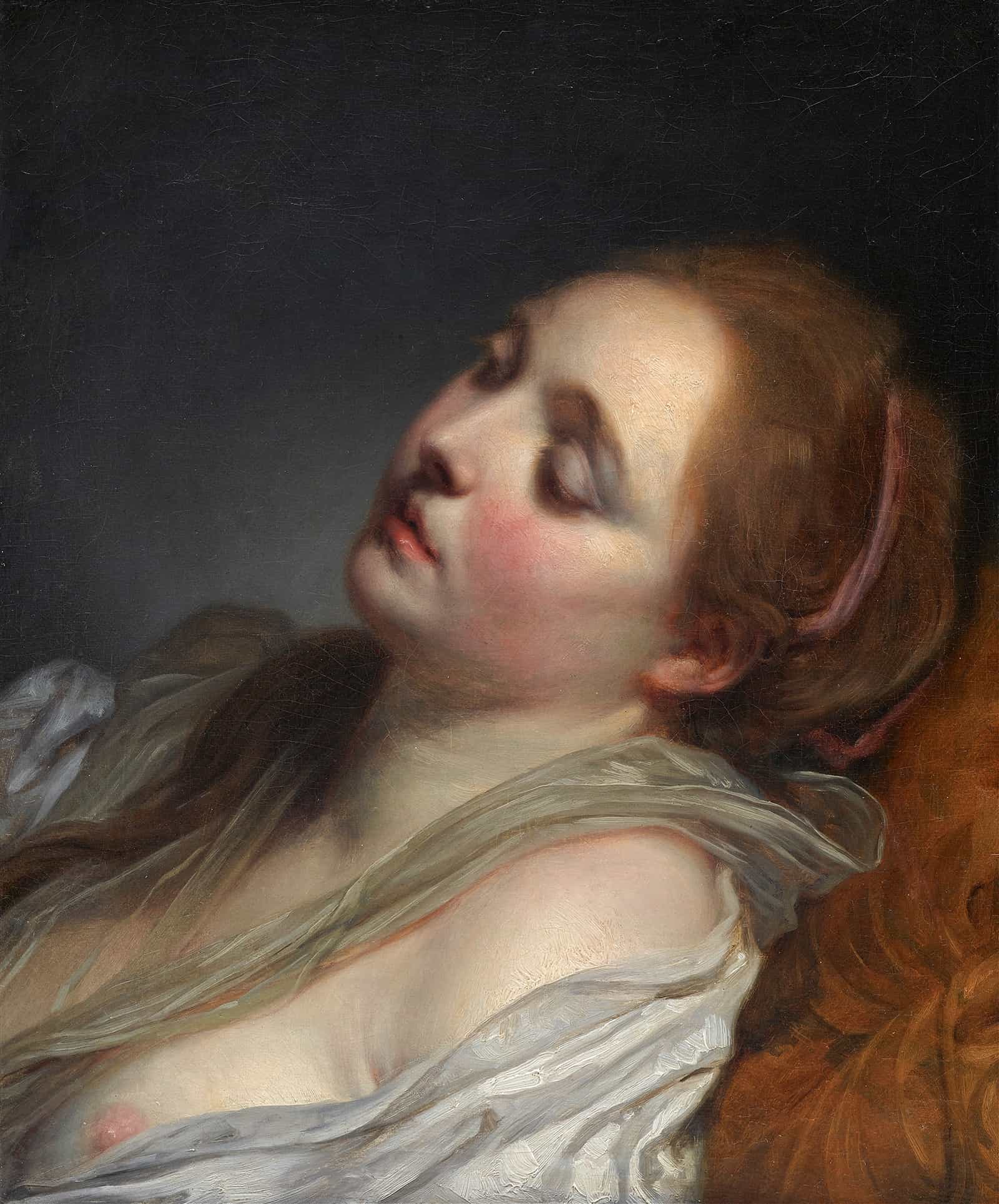 The Dreamer About   by Jean Baptiste Greuze - Image 2