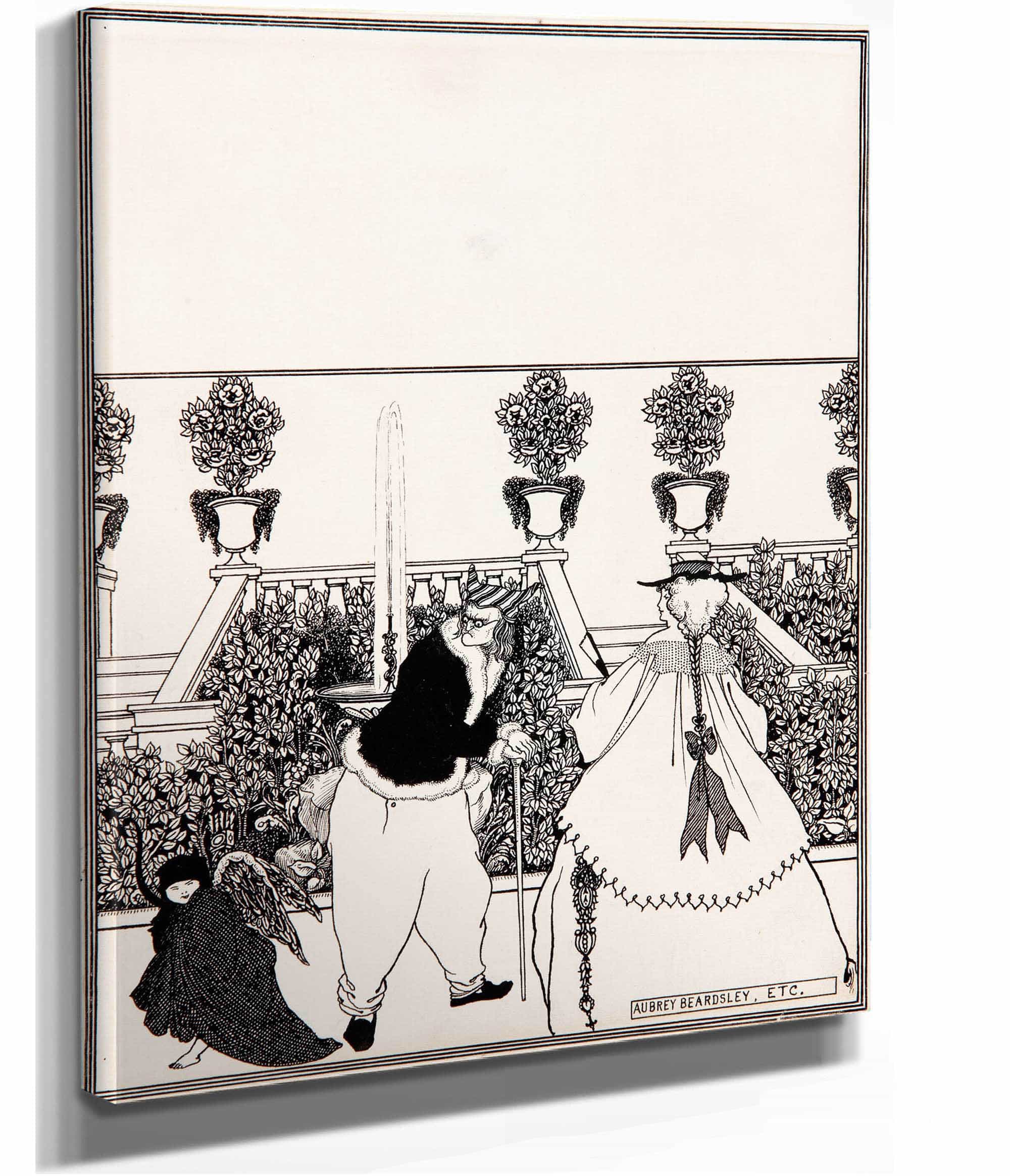 The Driving Of Cupid From The Garden by Aubrey Vincent Beardsley - Image 2