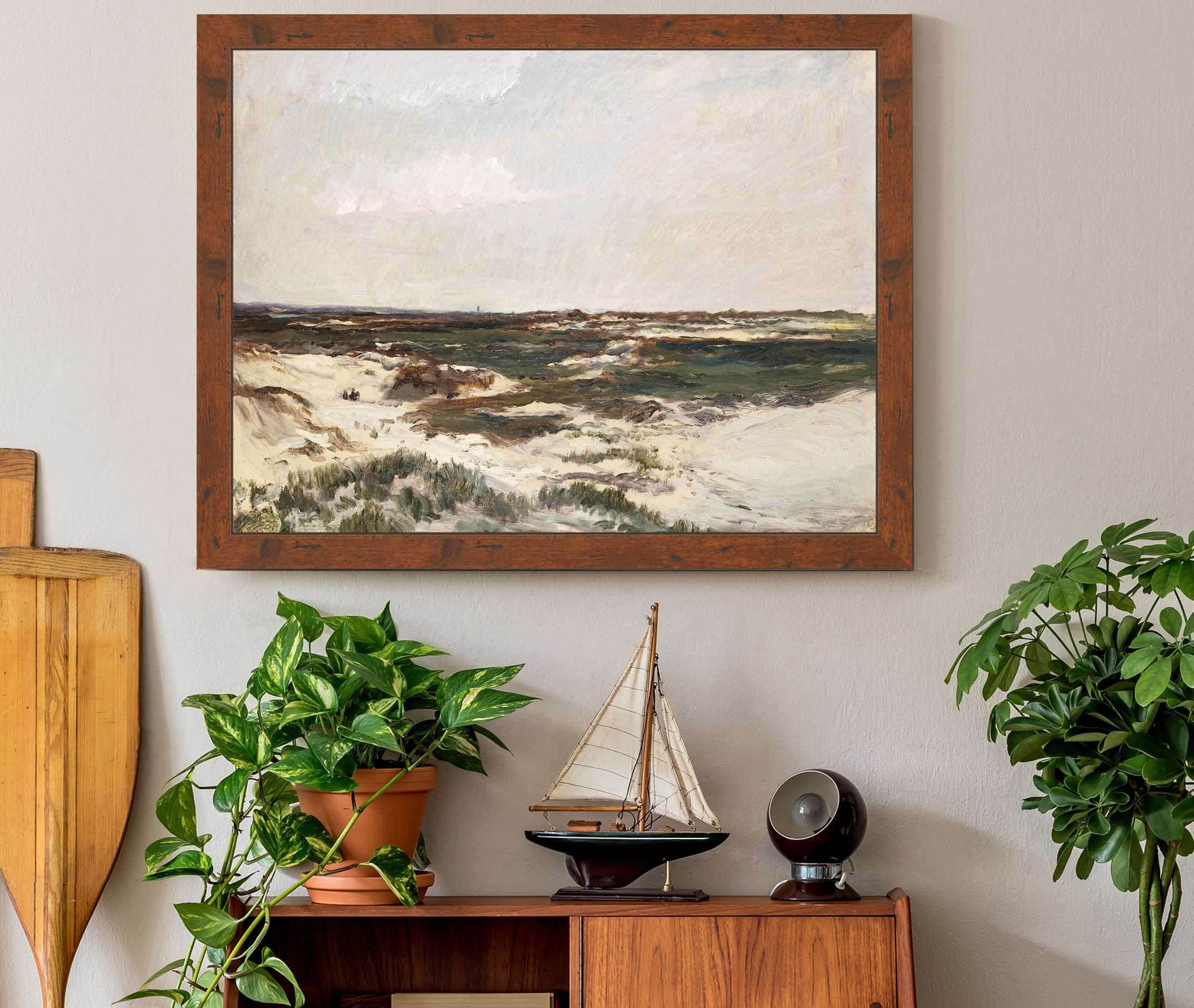 The Dunes At Camiers by Charles Francois Daubigny - Image 3