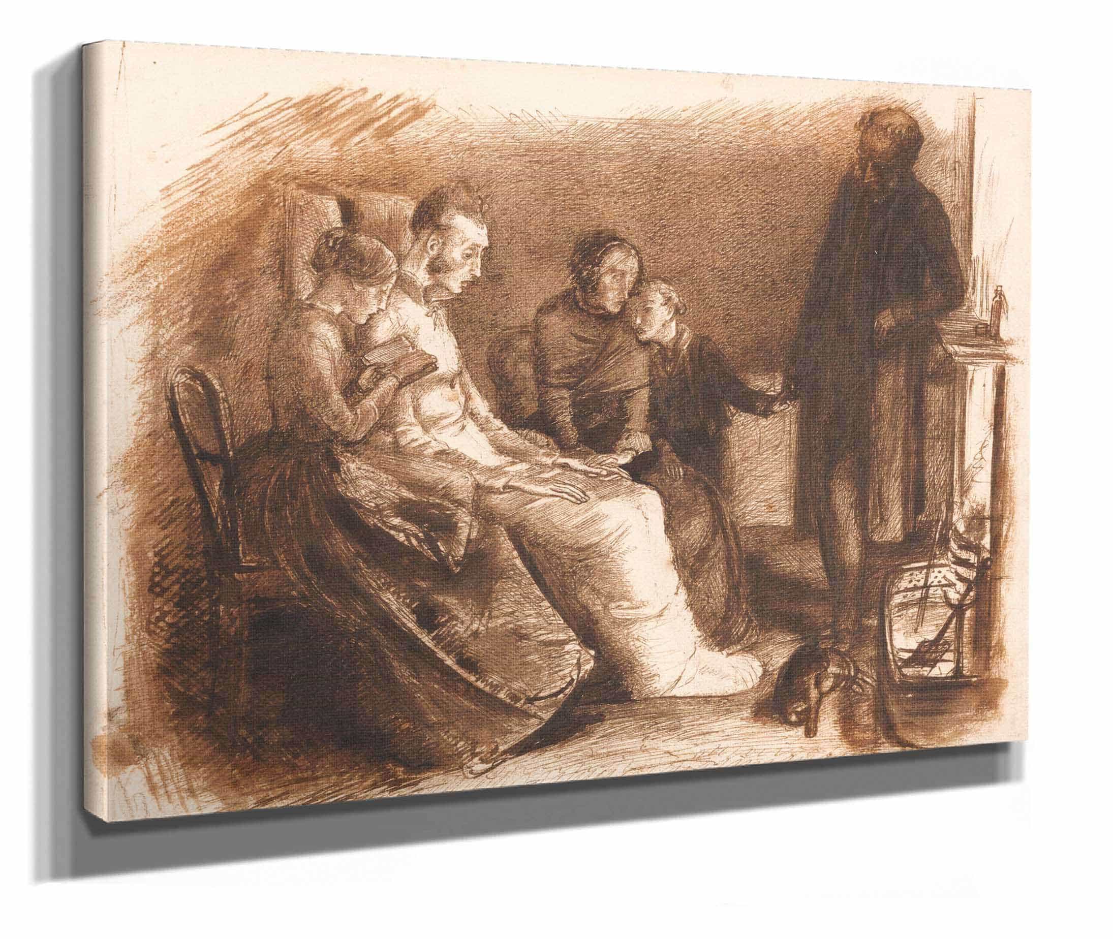 The Dying Man by Sir John Everett Millais - Image 2