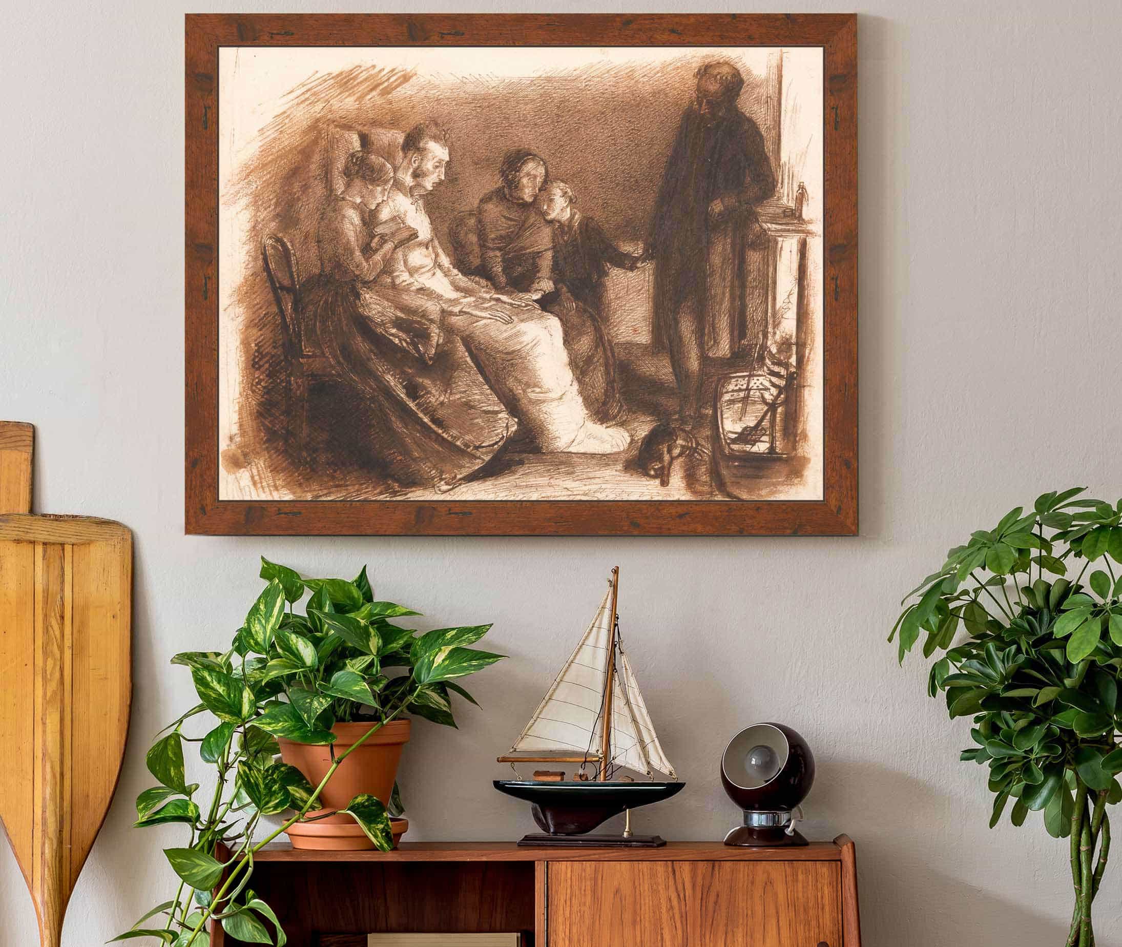 The Dying Man by Sir John Everett Millais - Image 3