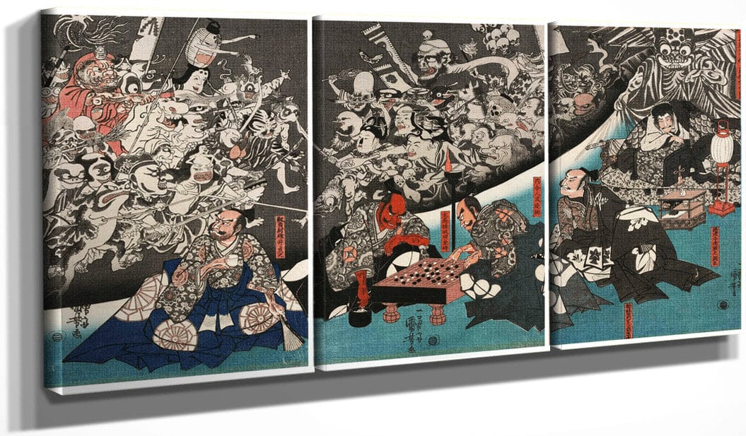 The Earth Spider Creating Monsters 1843 By Utagawa Kuniyoshi