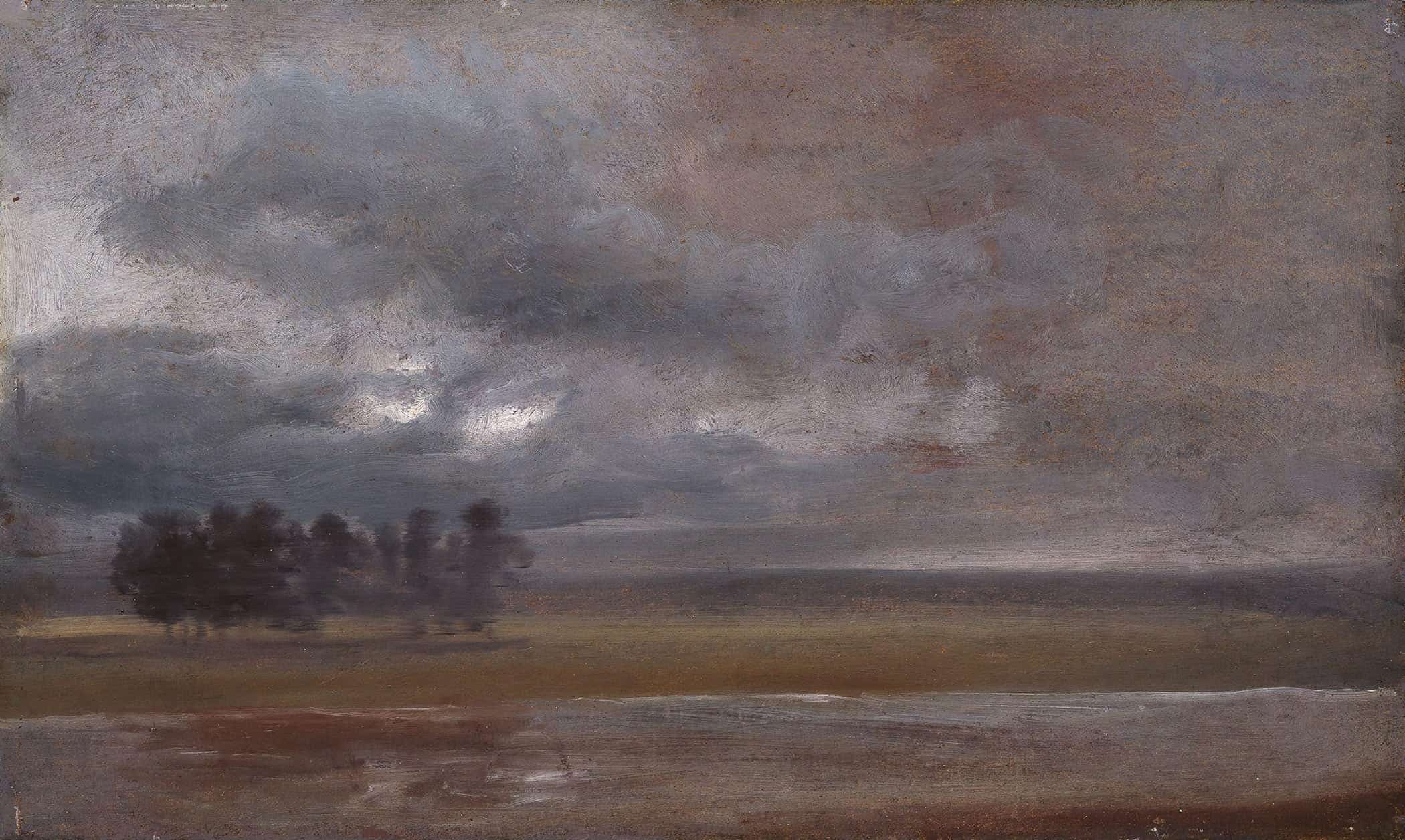 The Elbe In Rain by Johan Christian Dahl - Image 2