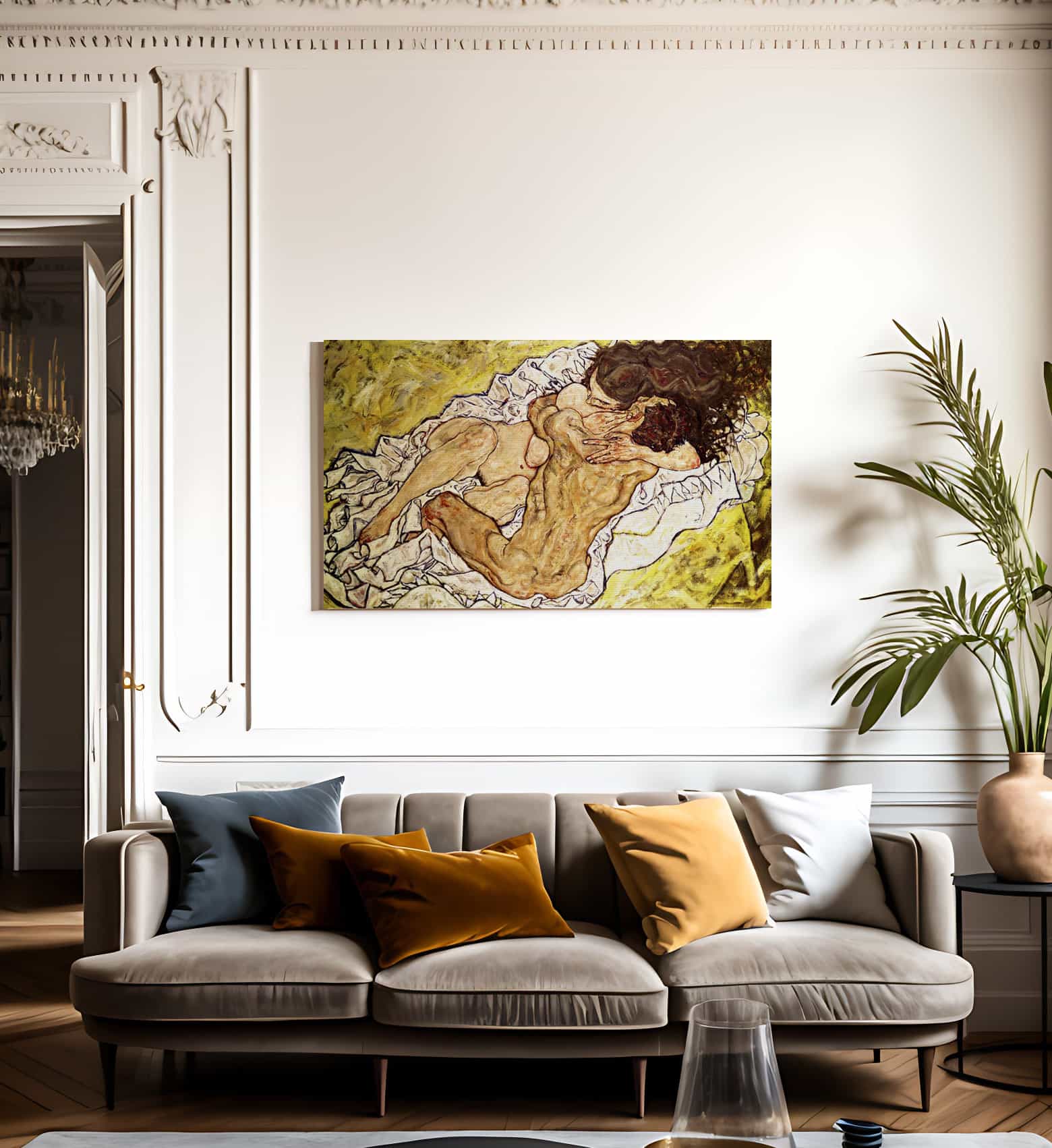 The Embrace By Egon Schiele - Image 3