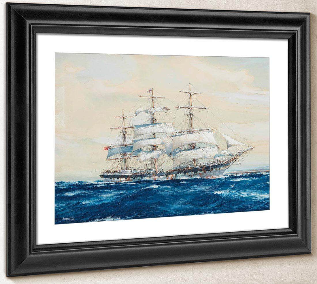The Emigrant Ship Off Invercargill By Jack Spurling - Image 4