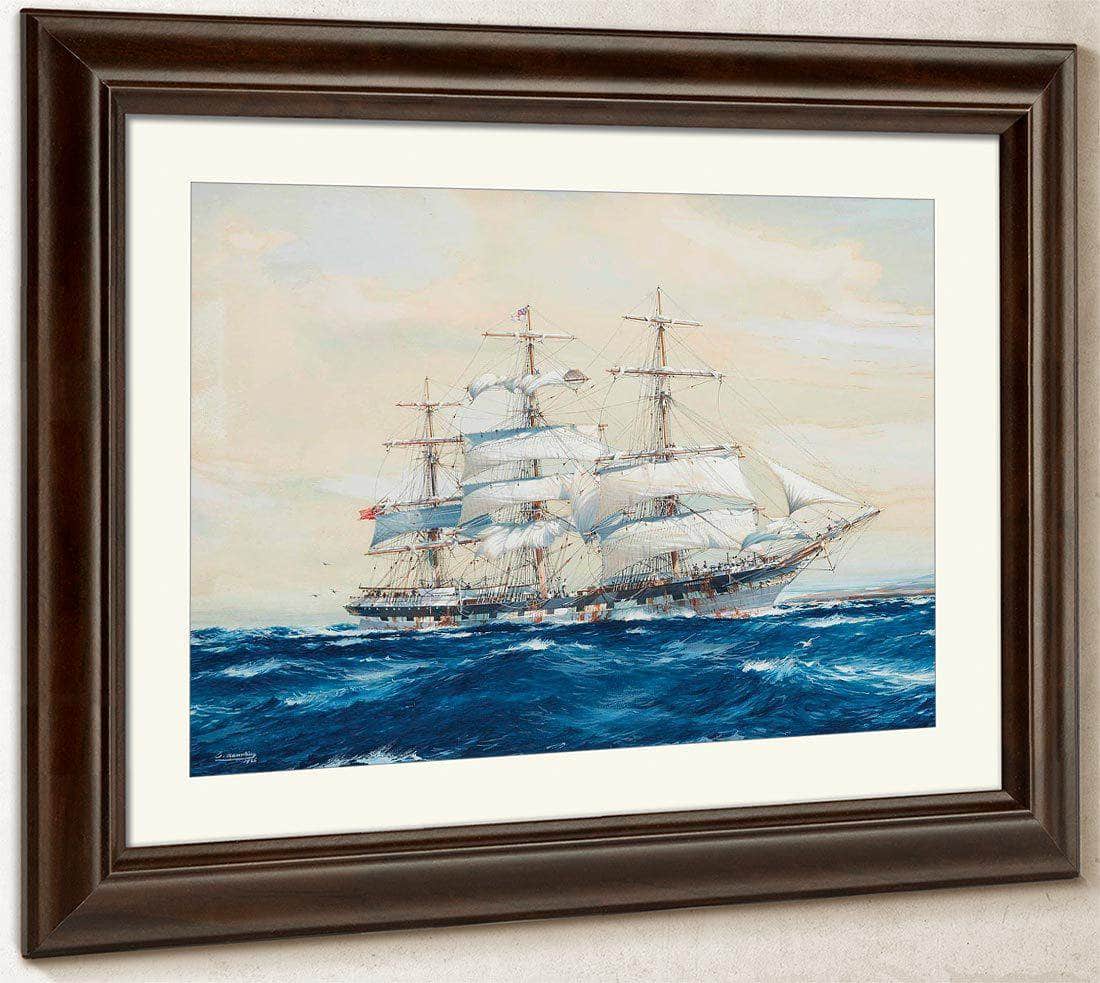 The Emigrant Ship Off Invercargill By Jack Spurling - Image 5