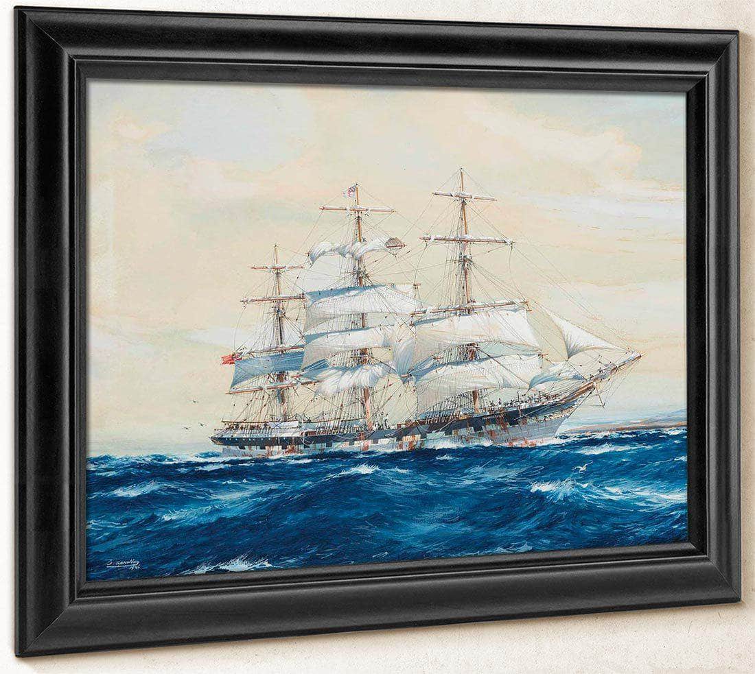 The Emigrant Ship Off Invercargill By Jack Spurling - Image 8